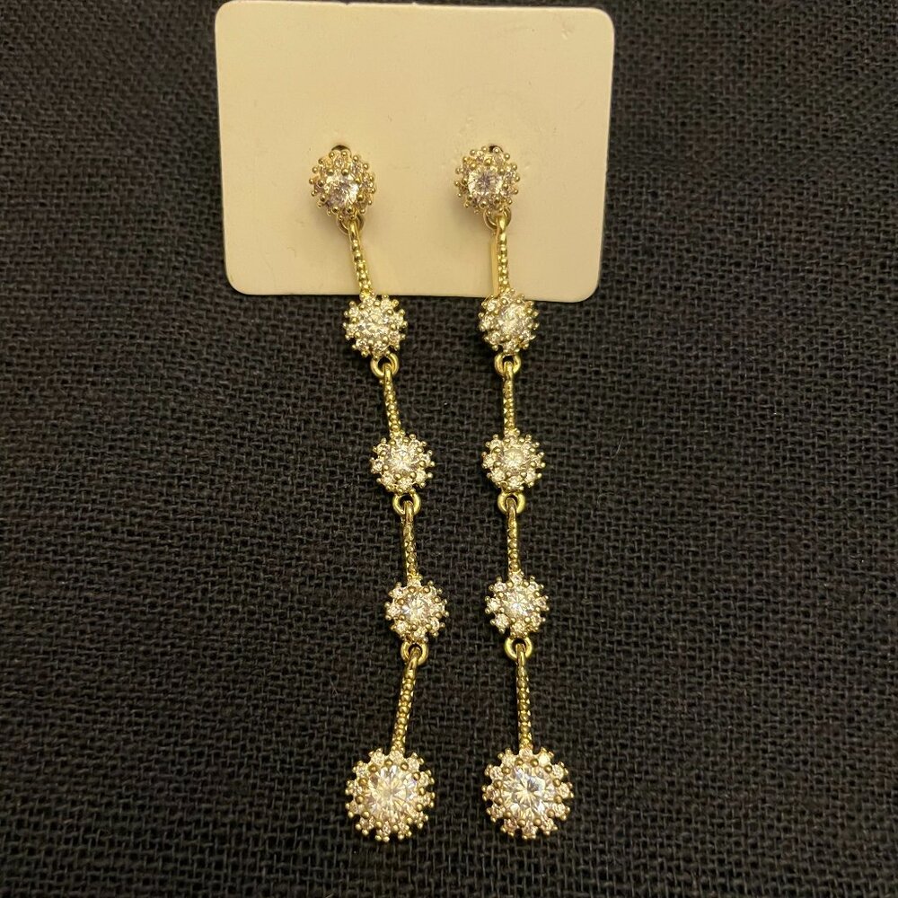 Drop Crystal Earrings
